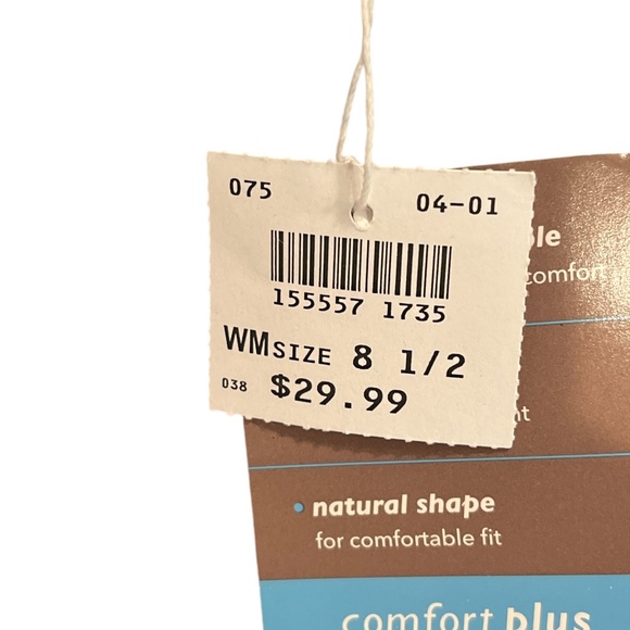 NWT Comfort Plue Predictions Black/White Houndstooth Fabric Janine Pumps 8.5 - Picture 8 of 8